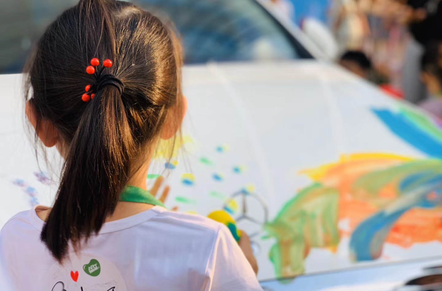 斯玛特联合阜阳奔驰汽车彩绘活动